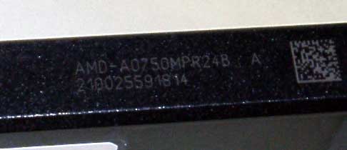AMD-A0750MPR24B 21002559・・・